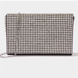 Crystal clutch handbag